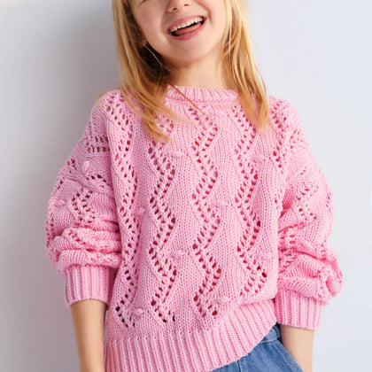 New Society Sifnos Jumper ~ Hibiscus