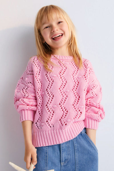 New Society Sifnos Jumper ~ Hibiscus