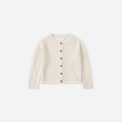Quincy Mae Knit Cardigan ~ Natural
