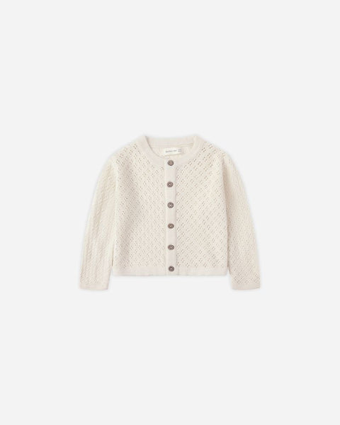 Quincy Mae Knit Cardigan ~ Natural
