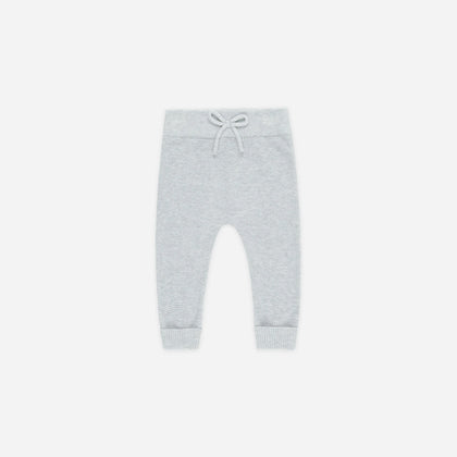 Quincy Mae Knit Pant ~ Heathered Dusty Blue