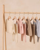 Quincy Mae Knit Pant ~ Heathered Natural