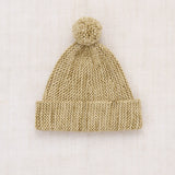 Misha & Puff Baby Garter Hat ~ Pebble