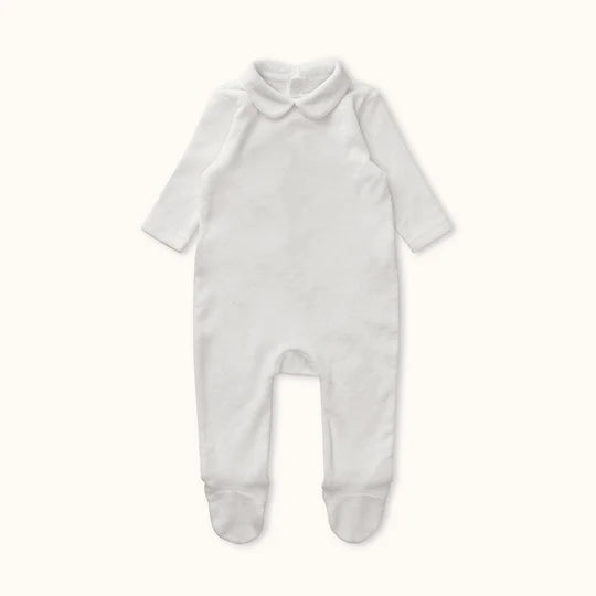 Lalaby Moon Jumpsuit ~ White Terry