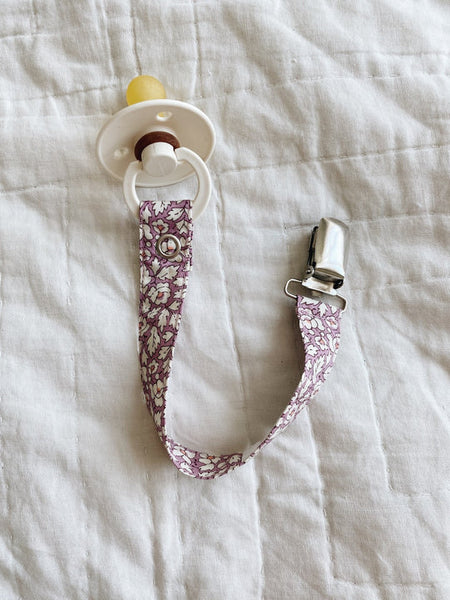 Lalaby Liberty Floral Pacifier Clip