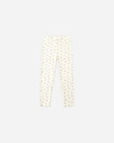 Rylee + Cru Legging ~ Natural Ditsy