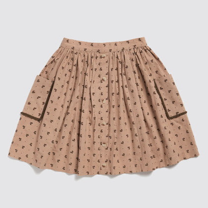 Little Cottons Lennie Skirt ~ Rosehip Floral