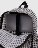 Baggu Large Nylon Backpack ~ Black & White Gingham