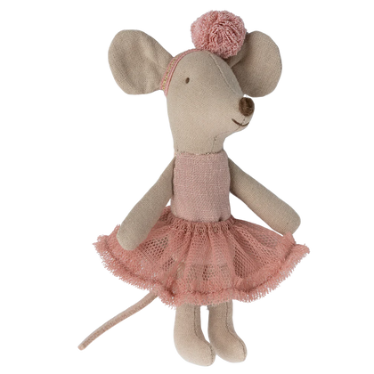 Maileg Little Sister Ballerina mouse ~ Rose