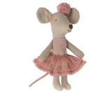 Maileg Little Sister Ballerina mouse ~ Rose