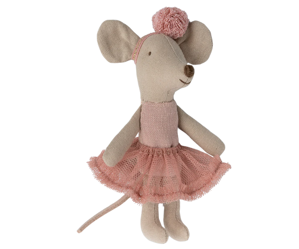Maileg Little Sister Ballerina mouse ~ Rose