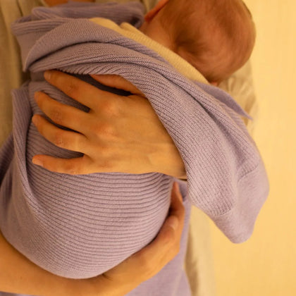 Hvid Blanket Gust ~ Lilac