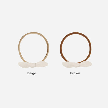 Quincy Mae Little Knot Headband ~ Natural