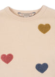 Konges Voila Lou Terry Sweat Dress ~ Multi Heart