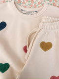 Konges Voila Lou Terry Sweat Pants ~ Multi Heart