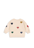 Konges Voila Lou Terry Sweat Shirt ~ Multi Heart