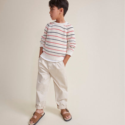 Buho Marine Organic Sweater ~ Stripe