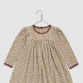Little Cottons Organic Pointelle Maya Dress ~ Prairie Floral