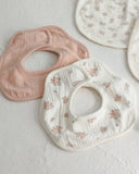 Quincy Mae Flower Bib ~ Dahlia, Mauve