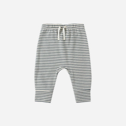 Drawstring Pant ~ Ocean Micro Stripe