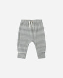 Drawstring Pant ~ Ocean Micro Stripe
