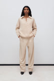 New Society Mimi Woman Knit Polo ~ Moonlight White