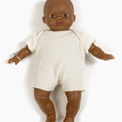 Minikane Baby Bodysuit in Linen