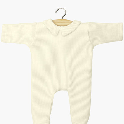 Minikane ~ Corentin Ribbed Sleeper ~ Pastel Yellow