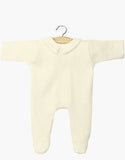 Minikane ~ Corentin Ribbed Sleeper ~ Pastel Yellow