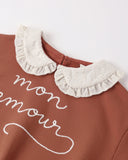 Quincy Mae Collared Sweatshirt ~ Mon Amor