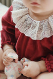 Konges Venola Romper ~ Red Dahlia