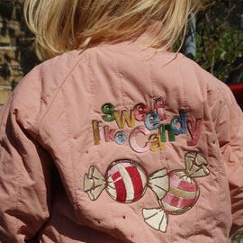 Konges Sloejd Juno Bomber Jacket ~ Cameo Brown