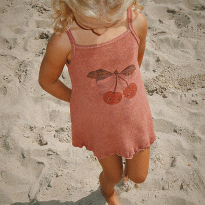 Konges Era Terry Strap Dress ~ Canyon Rose