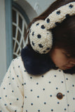 Konges Jody Teddy Ear Muffs ~ Dot Lumiere