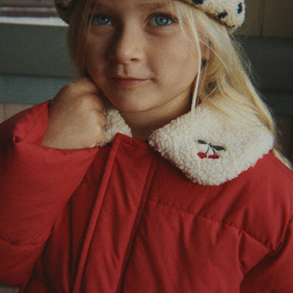Konges Puffer Jacket ~ Cardinal
