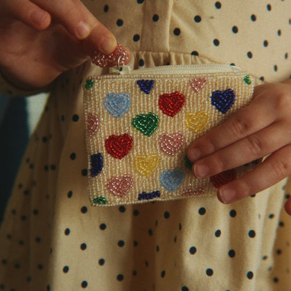 Konges Coeur Beaded Wallet