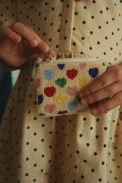 Konges Coeur Beaded Wallet