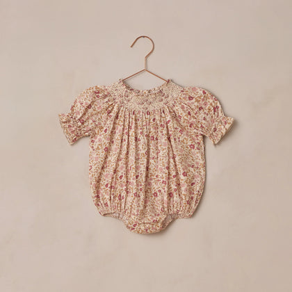 Noralee Maddie Romper ~ Flower Fields