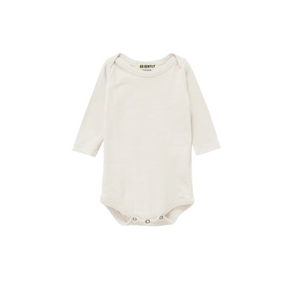 Go Gently Nation Long Sleeve Onesie ~ Natural