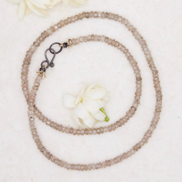 River Song Natural Zircon Glitter Necklace