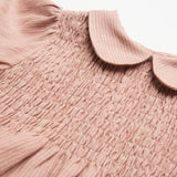 Nellie Quats Draughts Dress ~ Dusty Rose Stripe Linen