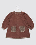 Little Cottons Jules Dress Velvet ~ Nutmeg