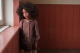 Little Cottons Jules Dress Velvet ~ Nutmeg