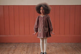 Little Cottons Jules Dress Velvet ~ Nutmeg