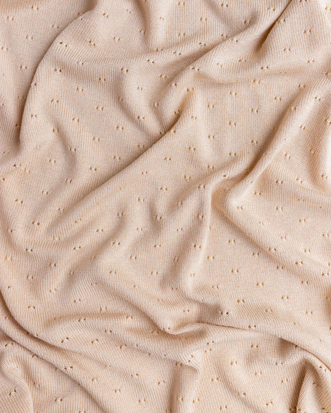 Hvid Bibi Blanket in Oat