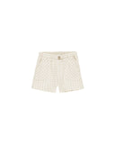 Quincy Mae Utility Short ~ Oat Check