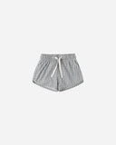 Quincy Mae Boys Swim Short ~ Ocean Gingham