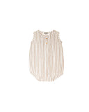 Go Gently Nation Woven Tank Onesie ~ Fennel Stripe