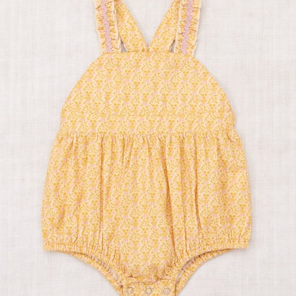 Misha & Puff Baby Birdie Romper ~ Golden Orche Radish Root