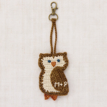 Misha & Puff Owl Bag Charm